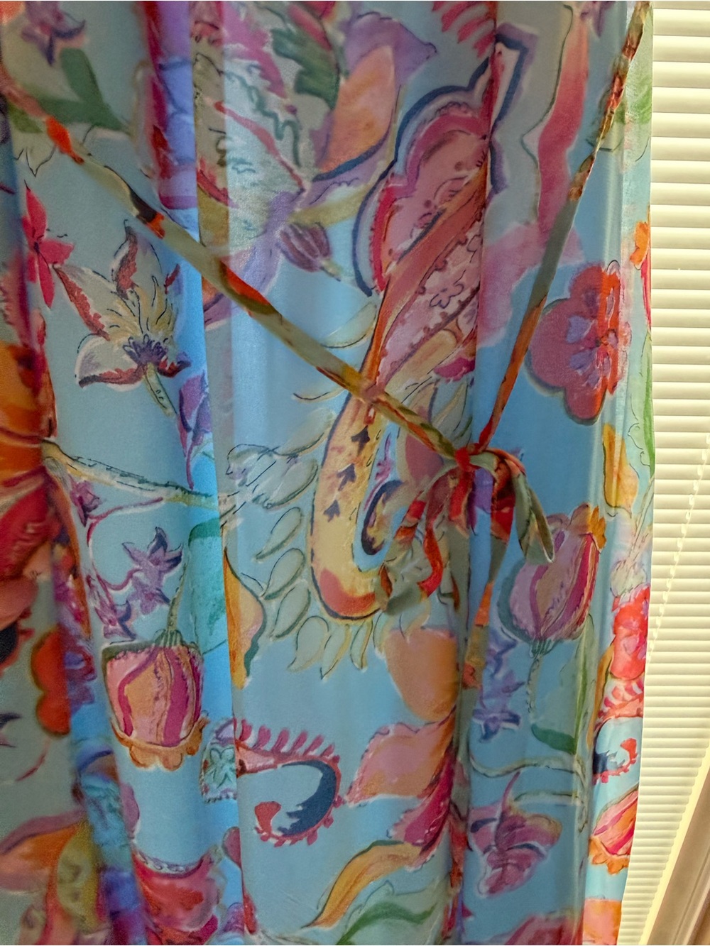 Nicole Miller Watercolor Floral Maxi Dress - Picture 5 of 7